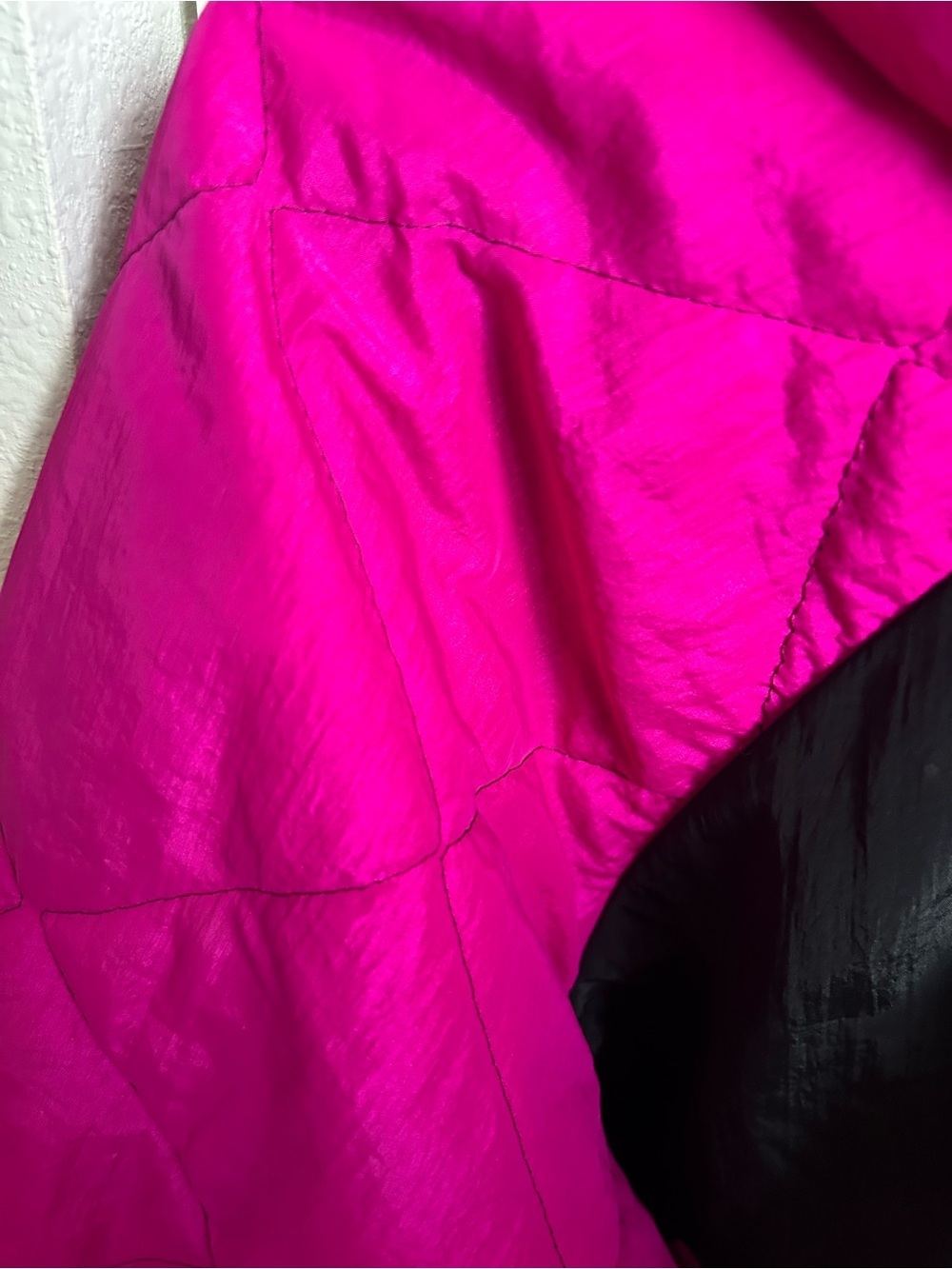 Rare ! Vintage Arctic Cat Pink Black Quilted Jacket - Picture 4 of 6